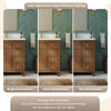 Custom image for Toasted Walnut with Brushed Nickel Trim / No Mirror