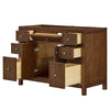 Custom image for Dark Walnut with Brushed Nickel Trim / No Mirror