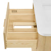 Custom image for Scandinavian Oak with Satin Bronze Trim / No Mirror