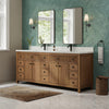 Custom image for Toasted Walnut with Matte Black Trim / Giotto Quartz / No Mirror