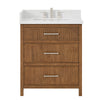 Custom image for Toasted Walnut with Brushed Nickel Trim / Giotto Quartz / No Mirror