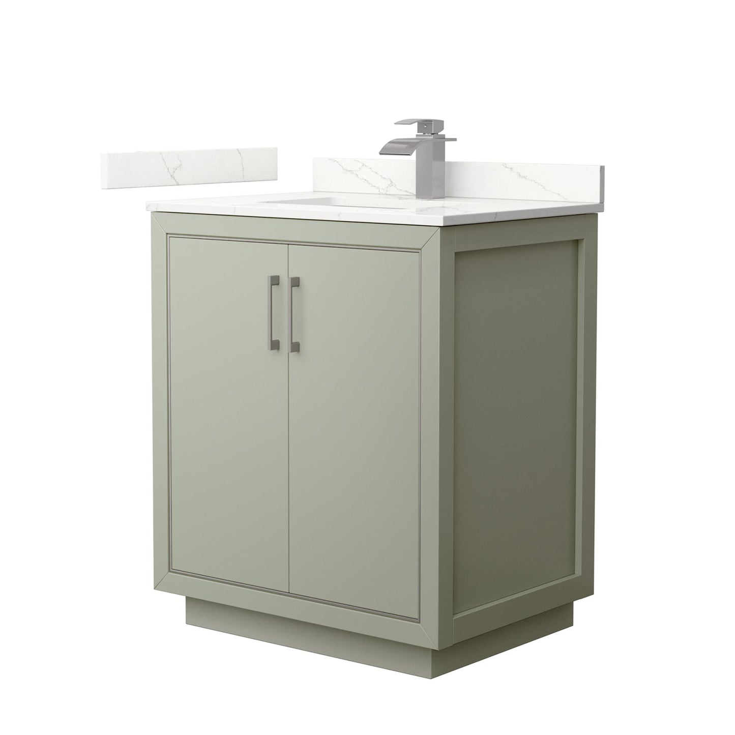 Icon Bathroom Vanity with Countertop 30 inch Single Sink Single hole Faucet Setup