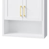 Custom image for White with Brushed Gold Trim