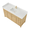 Custom image for Scandinavian Oak with Satin Bronze Trim / Giotto Quartz / No Mirror