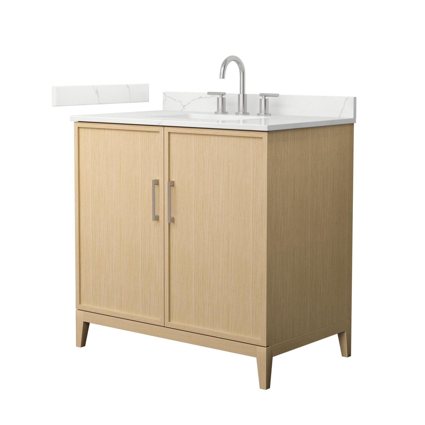 Elan Bathroom Vanity with Countertop 36 inch Single Sink 3-hole Faucet Setup