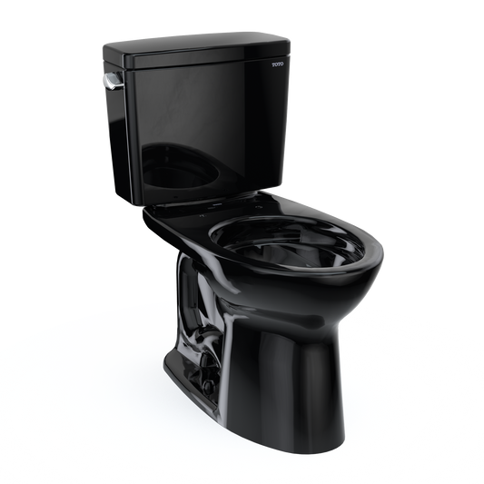 Toto Drake Two-Piece Elongated 1.6 Gpf Universal Height Tornado Flush Toilet