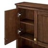 Custom image for Dark Walnut with Brushed Gold Trim