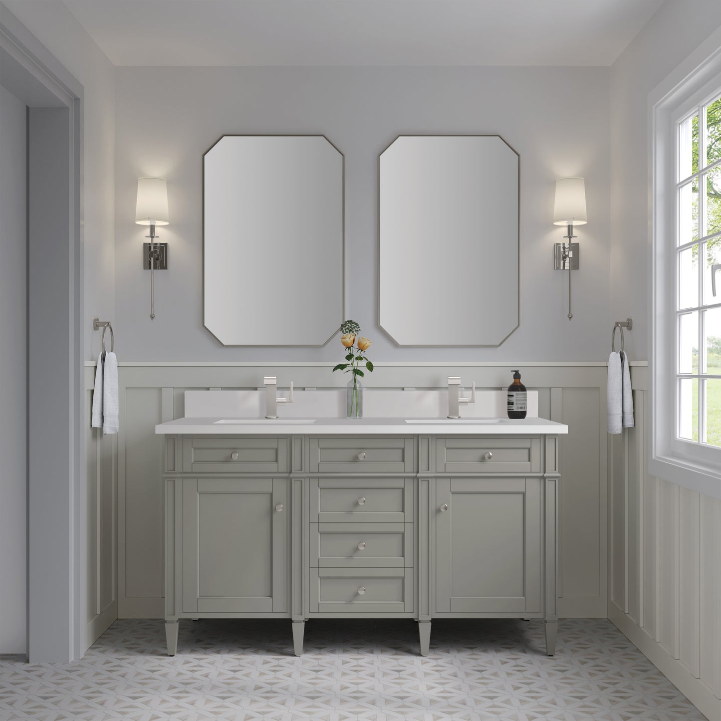 Brittany 60" Double Vanity