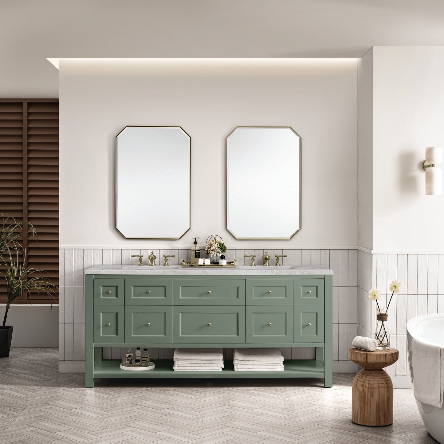 Breckenridge 72" Double Vanity Base Only