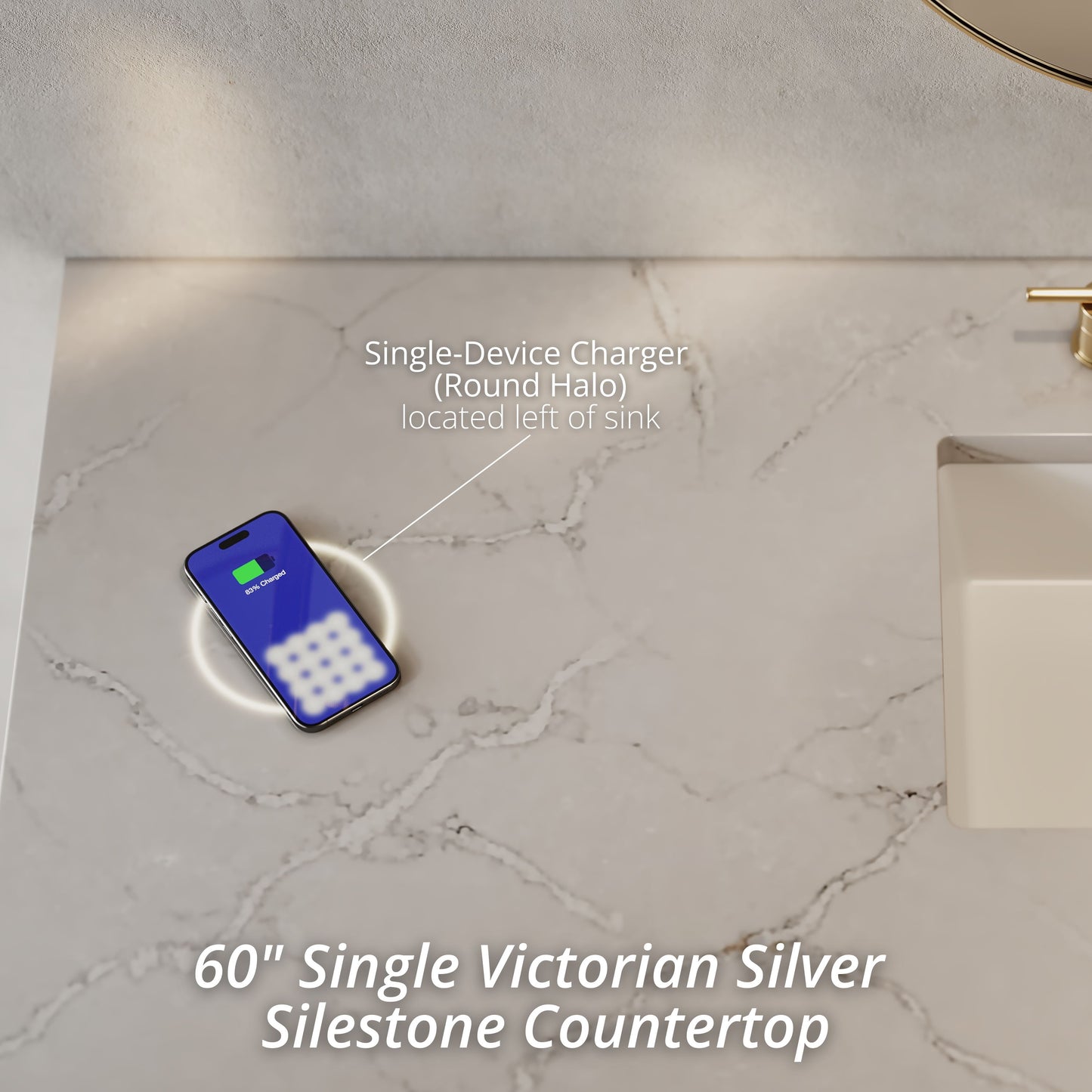 Laurent 60" Single Vanity