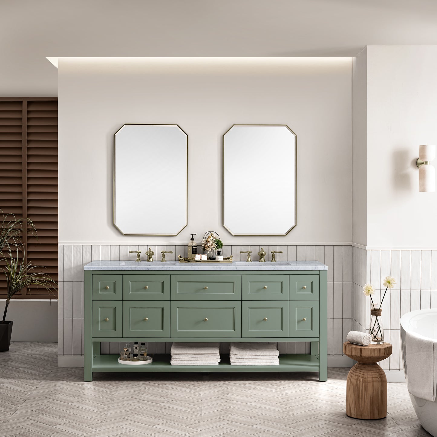 Breckenridge 72" Double Vanity Base Only
