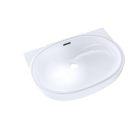 Toto Oval 19-11/16" X 13-3/4" Undermount Bathroom Sink With Cefiontect