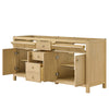 Custom image for Scandinavian Oak with Satin Bronze Trim / No Mirror