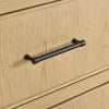 Custom image for Scandinavian Oak with Matte Black Trim / White Quartz / No Mirror
