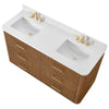 Custom image for Toasted Walnut with Satin Bronze Trim / Giotto Quartz / No Mirror