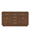 Custom image for Dark Oak with Brushed Nickel Trim / No Mirror
