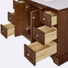 Custom image for Dark Walnut with Polished Chrome Trim / No Mirror