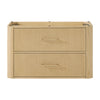 Custom image for Scandinavian Oak with Satin Bronze Trim / No Mirror
