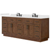 Custom image for Dark Oak with Matte Black Trim / Giotto Quartz / No Mirror