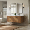 Custom image for Toasted Walnut with Matte Black Trim / Giotto Quartz / No Mirror