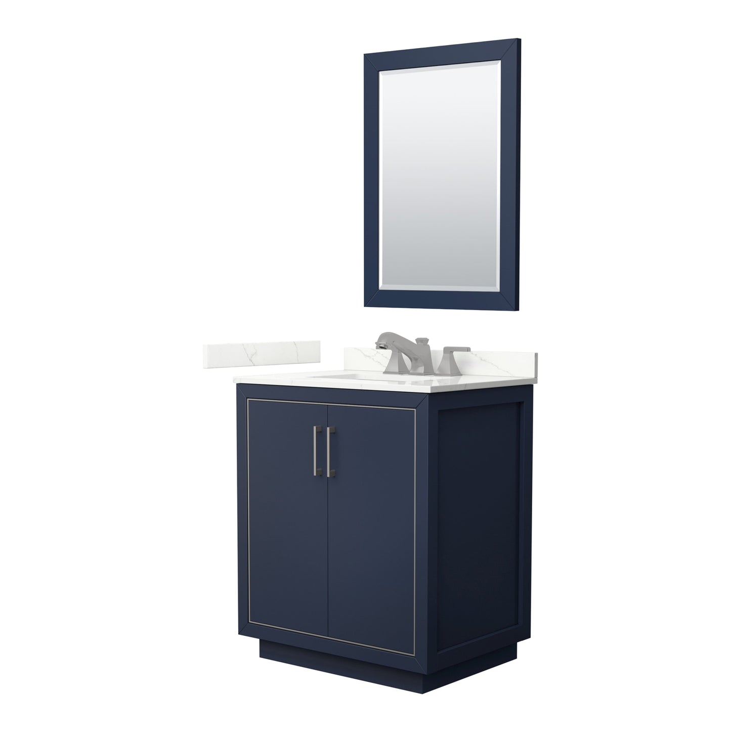 Icon Bathroom Vanity with Countertop 30 inch Single Sink 3-hole Faucet Setup