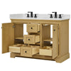 Custom image for Honey Oak with Matte Black Trim / Giotto Quartz / No Mirror