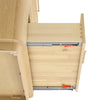 Custom image for Scandinavian Oak with Satin Bronze Trim / No Mirror