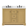 Custom image for Honey Oak with Matte Black Trim / Giotto Quartz / No Mirror