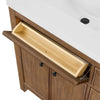 Custom image for Toasted Walnut with Matte Black Trim / No Mirror