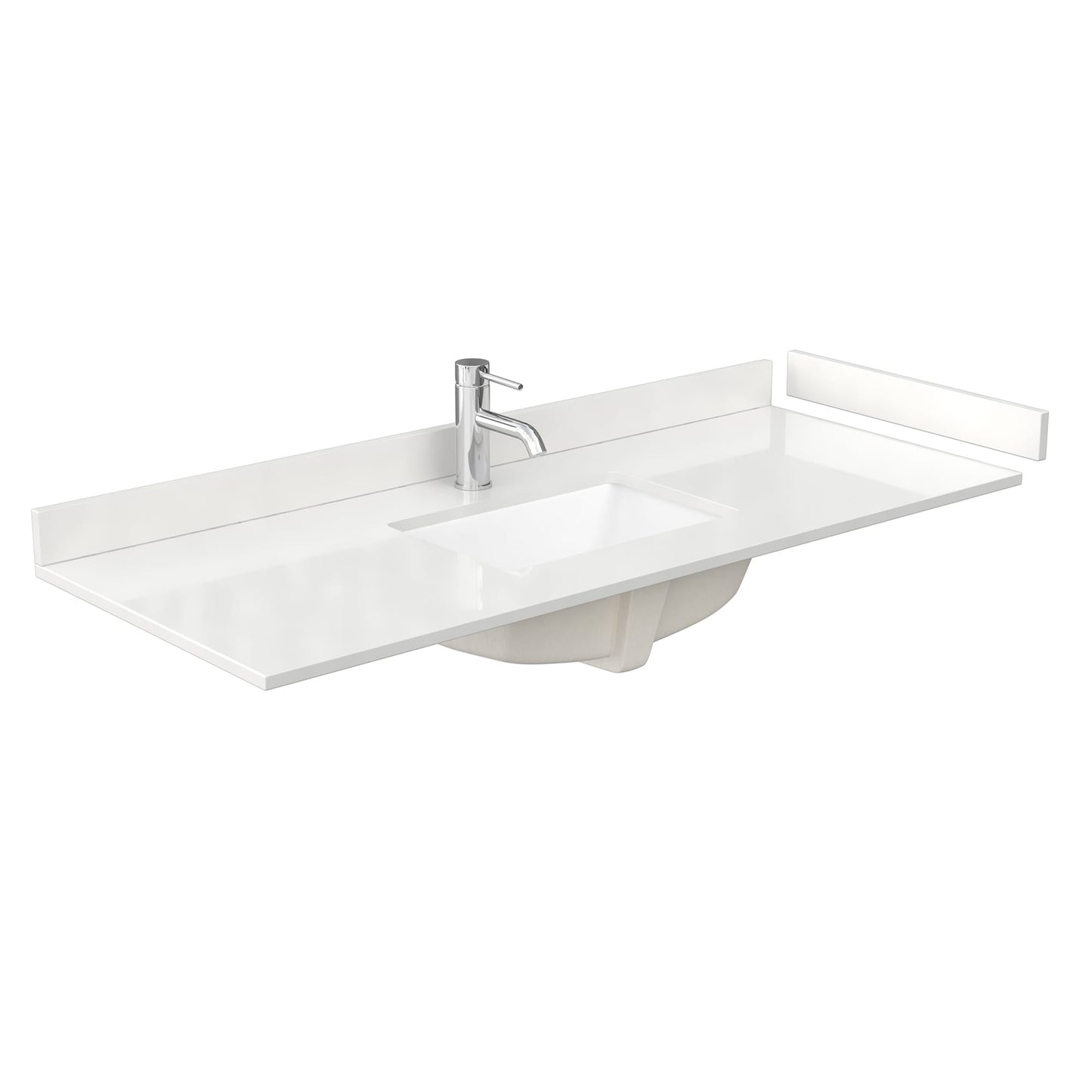 Countertop with Undermount Sink 54 inch Single hole