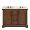 Custom image for Dark Walnut with Matte Black Trim / Giotto Quartz / No Mirror