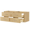 Custom image for Scandinavian Oak with Brushed Nickel Trim / No Mirror