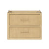 Custom image for Scandinavian Oak with Satin Bronze Trim / No Mirror