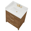 Custom image for Toasted Walnut with Satin Bronze Trim / Giotto Quartz / No Mirror