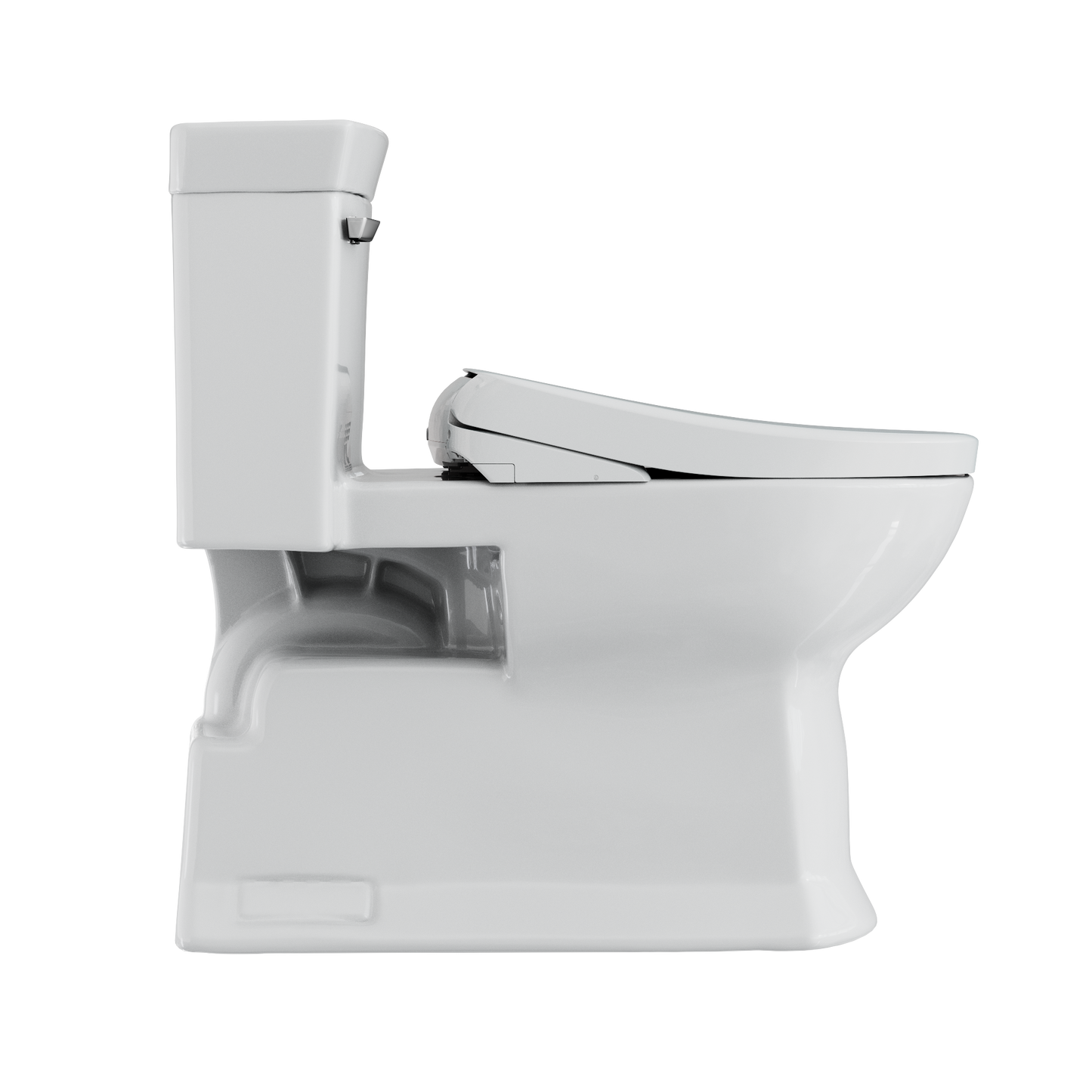 WASHLET+ Soiree Elongated 1.28 GPF Universal Height Toilet with S7 Bidet Seat