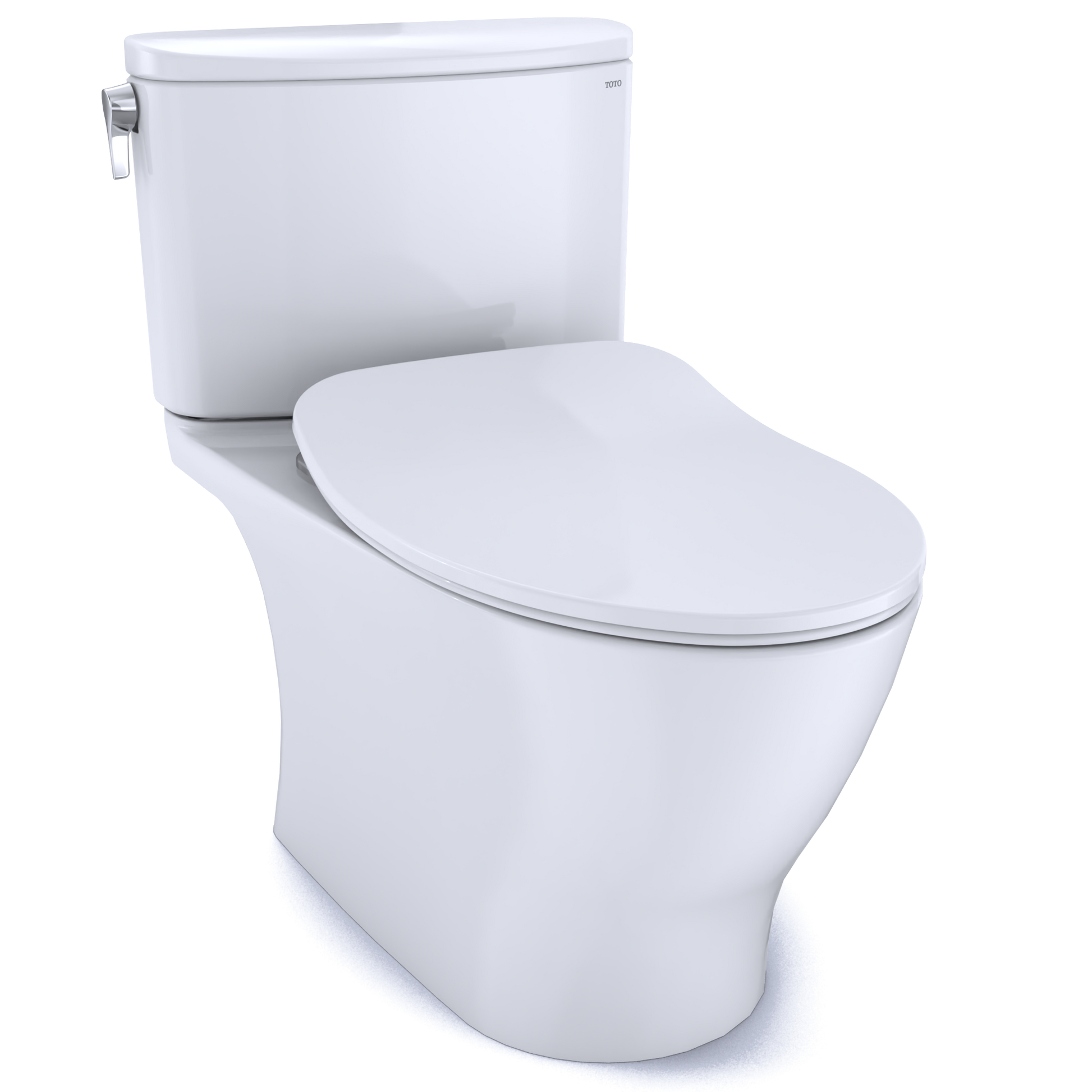 Toto Nexus 1G Two-Piece Elongated 1.0 Gpf Universal Height Toilet With Cefiontect And Ss234 Softclose Seat, Washlet+ Ready