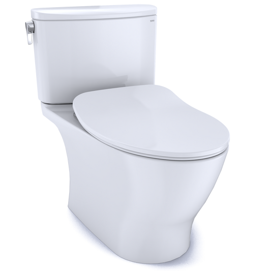 Toto Nexus 1G Two-Piece Elongated 1.0 Gpf Universal Height Toilet With Cefiontect And Ss234 Softclose Seat, Washlet+ Ready