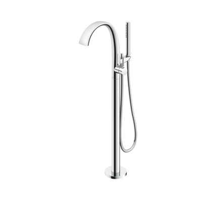 ZN Single-Handle Freestanding Tub Filler Faucet with 1.75 GPM Handshower