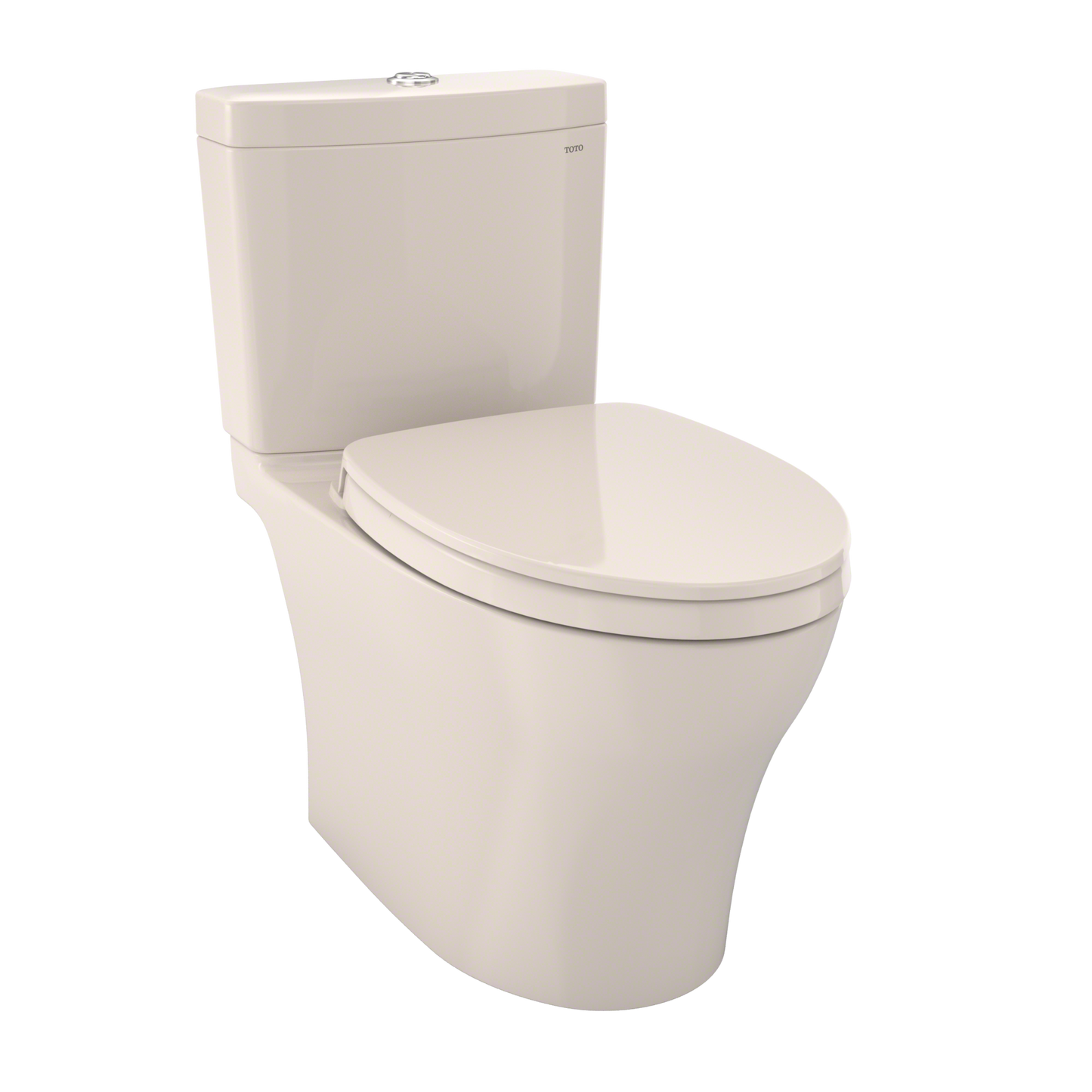 Aquia Iv Two-Piece Elongated Dual Flush 1.28 And 0.9 Gpf Universal Height Toilet With Cefiontect, Washlet+ Ready