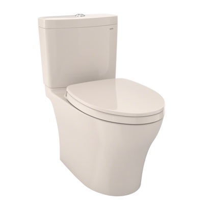 Aquia Iv Two-Piece Elongated Dual Flush 1.28 And 0.9 Gpf Universal Height Toilet With Cefiontect, Washlet+ Ready