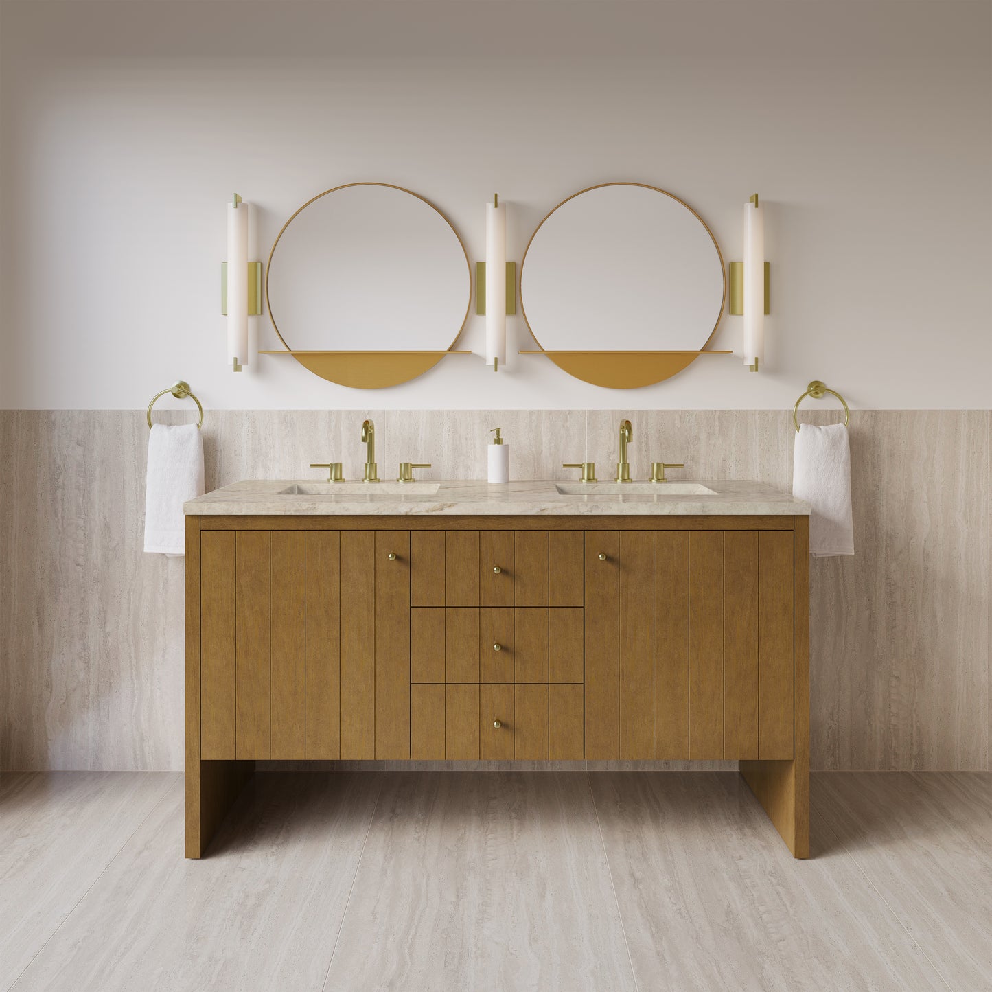 Hudson 60" Double Vanity
