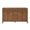 Custom image for Toasted Walnut with Matte Black Trim / No Mirror