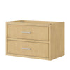 Custom image for Scandinavian Oak with Brushed Nickel Trim / No Mirror