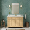 Custom image for Scandinavian Oak with Satin Bronze Trim / White Quartz / No Mirror