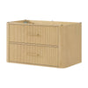 Custom image for Scandinavian Oak with Satin Bronze Trim / No Mirror