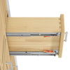 Custom image for Scandinavian Oak with Brushed Nickel Trim / White Quartz / No Mirror