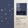 Custom image for Dark Blue with Brushed Gold Trim