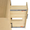 Custom image for Scandinavian Oak with Matte Black Trim / No Mirror