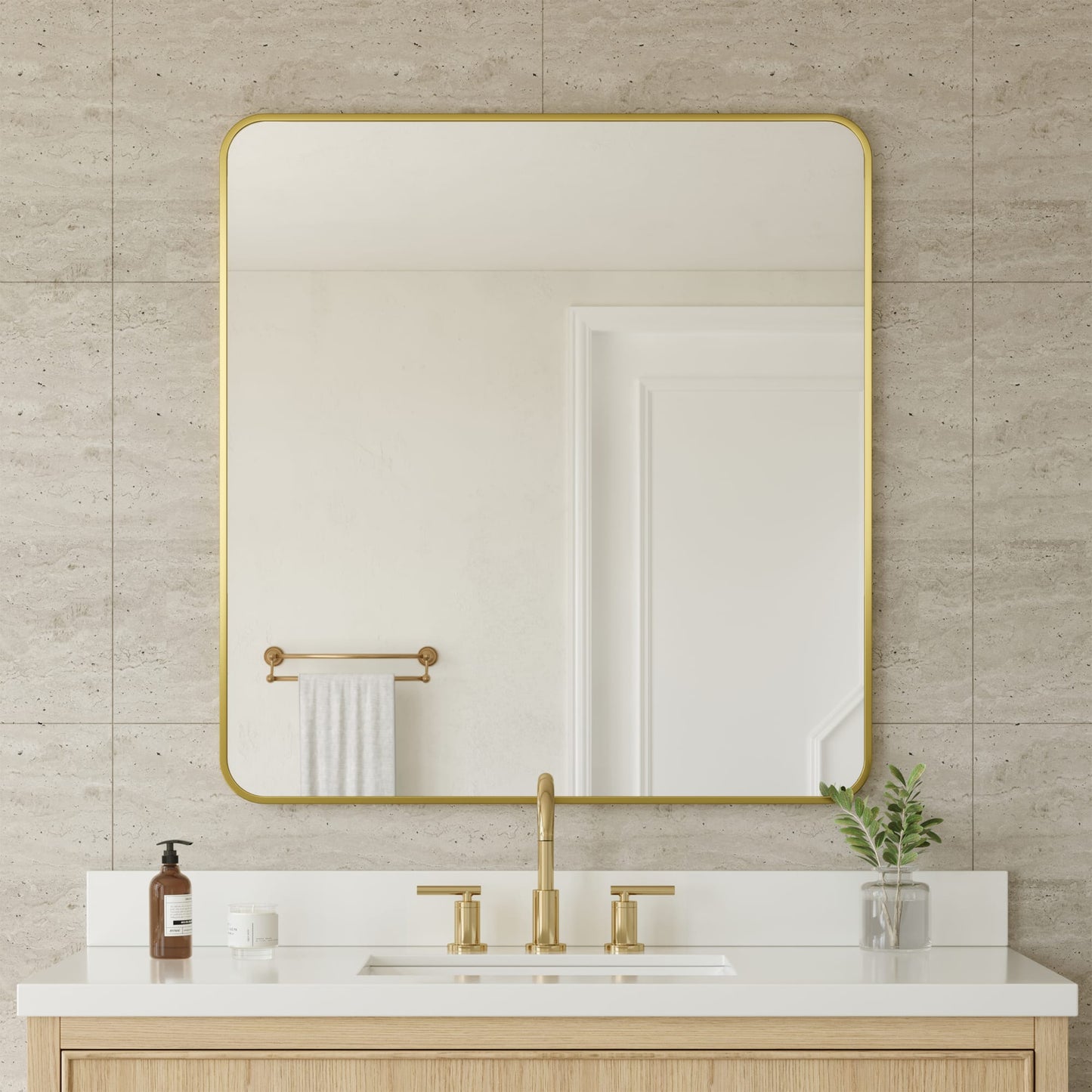 Hudson Bathroom Mirror 34 inch