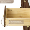 Custom image for Dark Walnut with Brushed Gold Trim / No Mirror